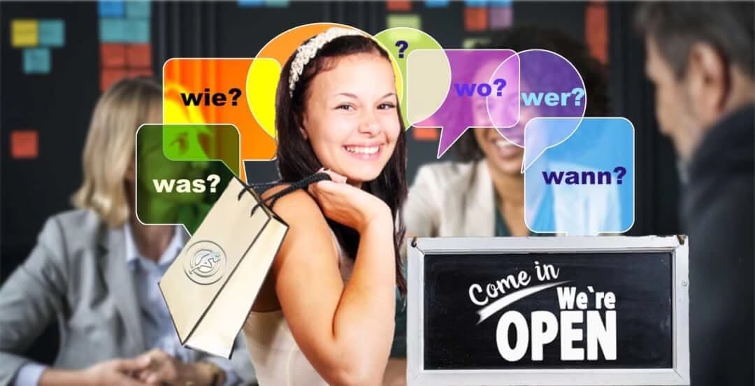 Junge Frau freut sich der offenen Sprechstunde beizutreten